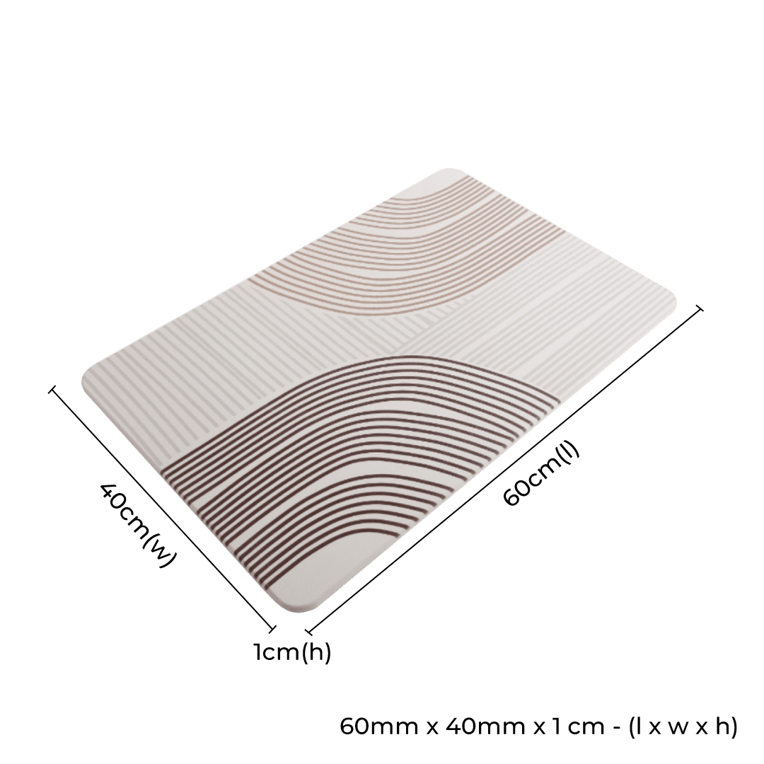 Diatomite Bath Mat - Lionis Beige - Image 5