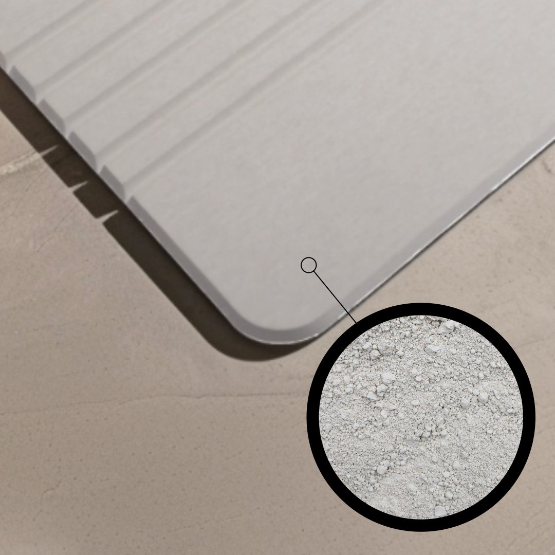 Diatomite Bath Mat - Milano Crema - Image 3