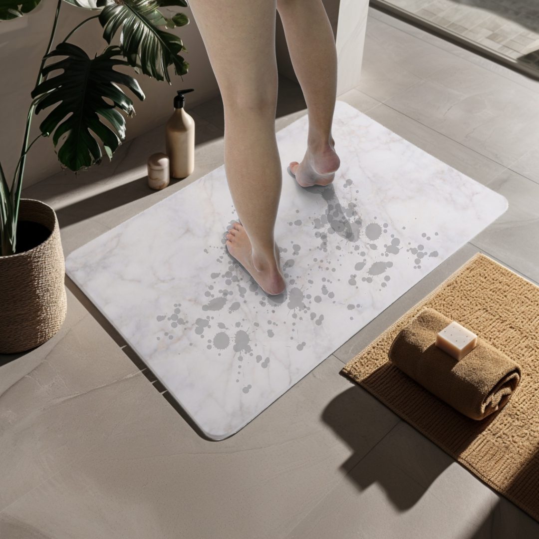 Diatomite Bath Mat - Opal Onyx - Image 4