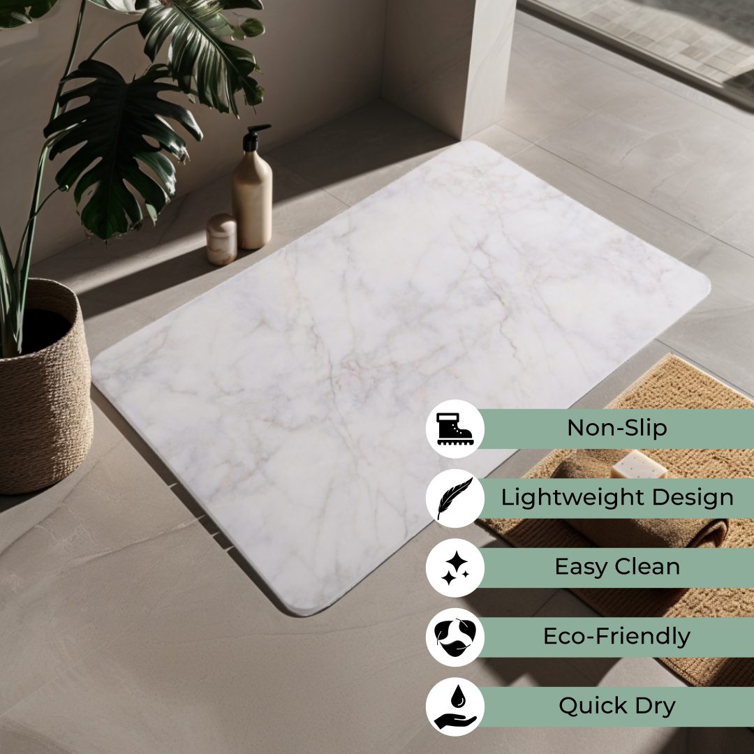 Diatomite Bath Mat - Opal Onyx - Image 5