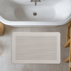 Diatomite Bath Mat - Milano Crema