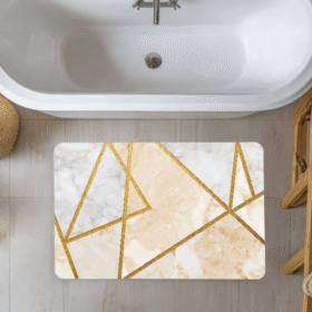 Diatomite Bath Mat - Santani Gold