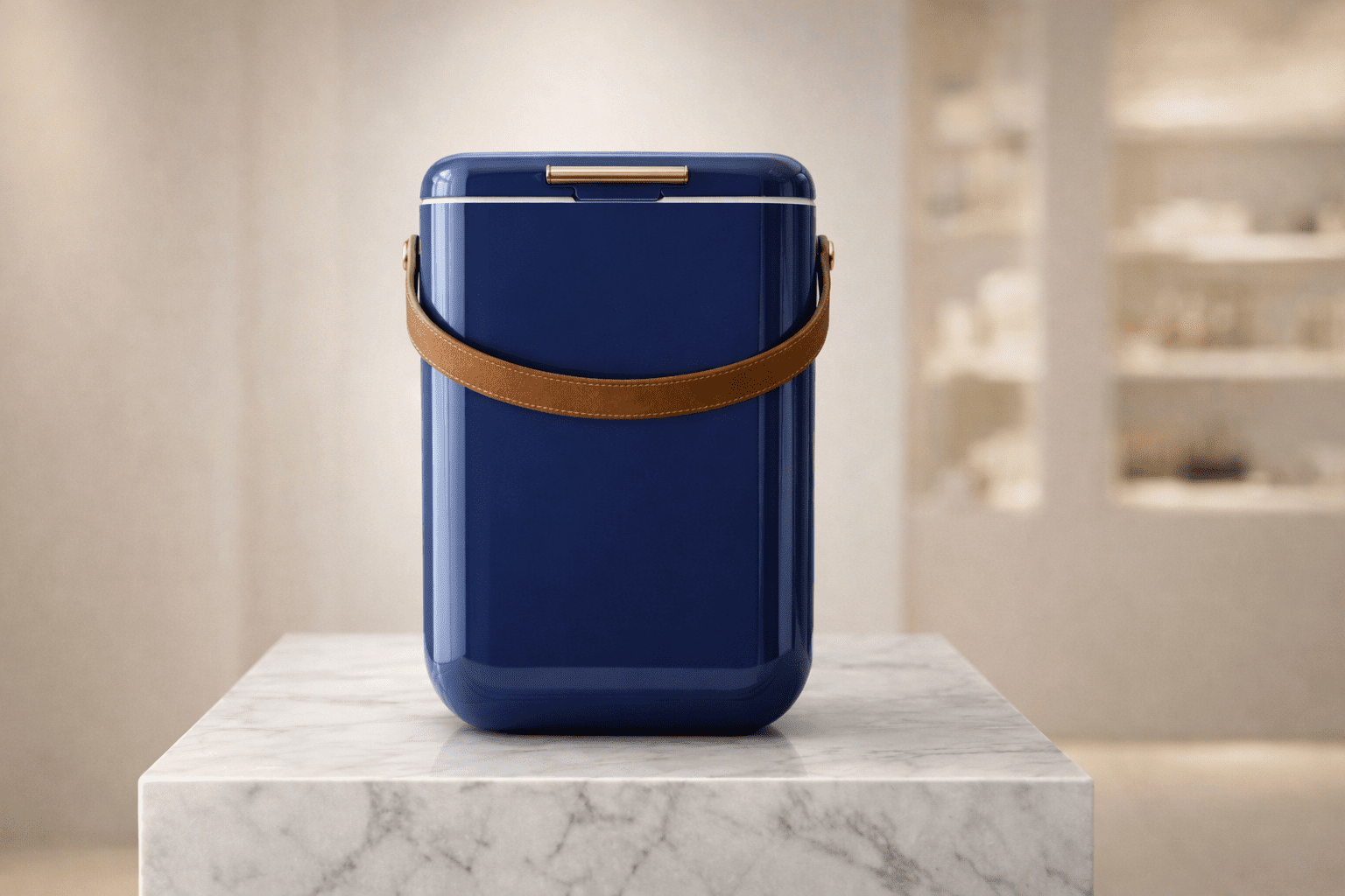 Premium Cooler Box - Navy Blue