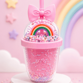 Glitter Cup - Blush Pink