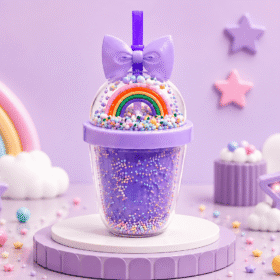 Glitter Cup - Purple